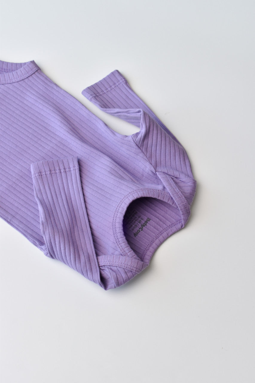 Body Bebe Unisex cu maneca lunga din 95% bumbac organic cu 5% elastan - , BabyCosy